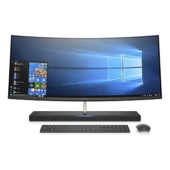Windowsデスクトップ ENVY Curved All-in-One 34 /i7/GTX1050 HP ENVY Curved 34-b100na All-in-One Desktop PC, Intel Core